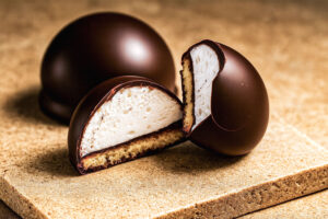 Natuur chocoladezoenen pure chocolade
