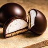 Natuur chocoladezoenen pure chocolade