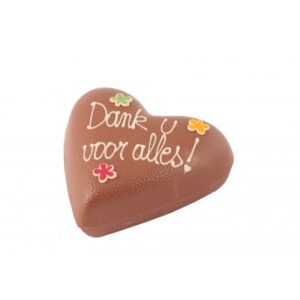 Gevuld chocolade hart – melkchocolade met pralines (550 g)