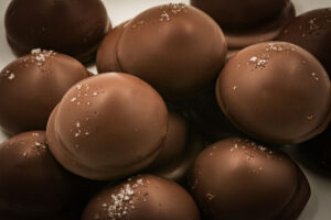 Chocoladezoen Salted Caramel – Belgische chocolade (4 stuks)