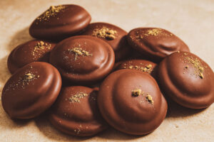 Dubai UFO – Belgische chocolade met kadayif & pistache