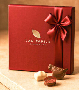 Giftbox Van Parijs Rood
