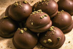 Chocoladezoen Dubai melk – kadayif pistache (4 stuks)